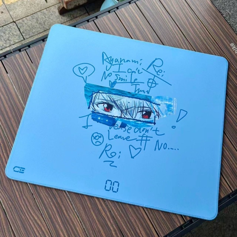 Japan Pc Gaming - エヴァンゲリオン綾波レイマウスパッドアニメ印刷アンチスリップパッド 45 × 40 センチメートル Fps