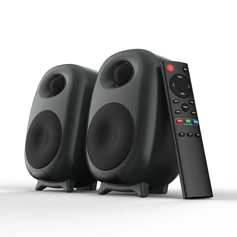 Pc Gaming X3D - Bestisan 60 ワットゲーミング Bluetooth スピーカーコンピュータスピーカーサウンドバーホームシアターサウンドシステム低音効果付き OPT