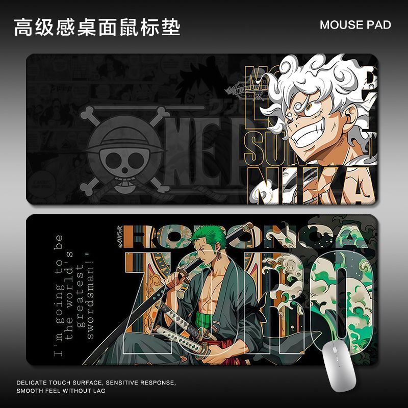 Japan Pc Gaming - アニメワンピースルフィゾロナミ印刷マウスパッドゲーム Pc アクセサリー滑り止めデスクマットキーボード保護パッドアニメマウスパッド