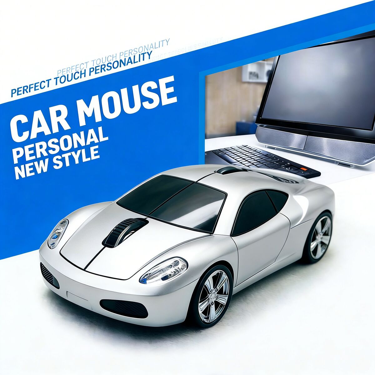 Pc Gaming X3D - 人間工学に基づいたワイヤレススポーツカーマウス USB 光学式有名車コレクション クールなデザイン コンピュータ PC