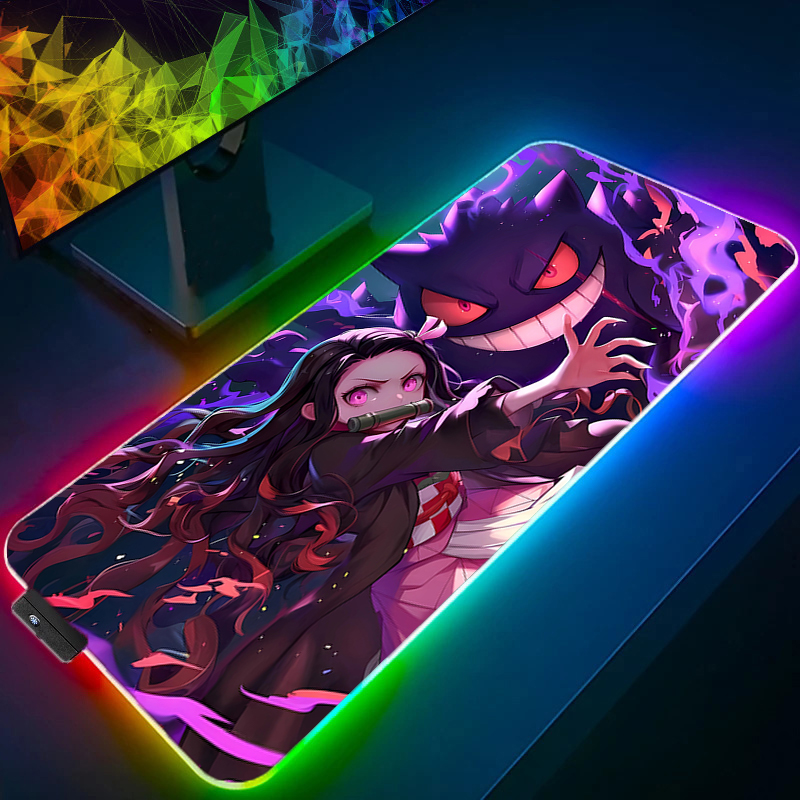 RGB 大型マウスパッドオフィスデスクマット PC ゲームア - Rgb Mousepad のレビューと価格