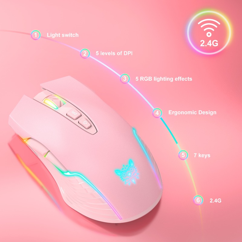 ONIKUMA CW905 ワイヤレス/有線ゲーミングマウス - Pc Gaming X3D のレビューと価格