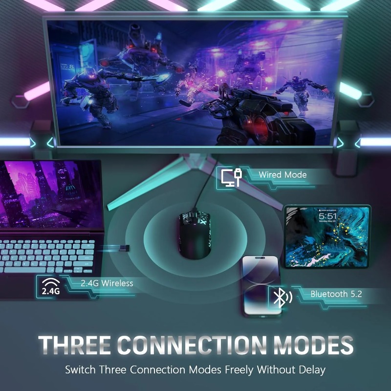 ATTACK SHARK X11 ワイヤレスゲーミングマウス - Pc Gaming X3D のレビューと価格