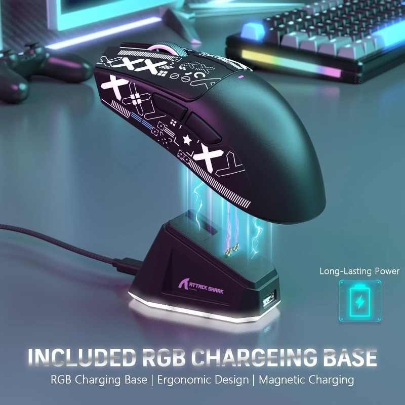 ATTACK SHARK X11 ワイヤレスゲーミングマウス - Pc Gaming X3D のレビューと価格
