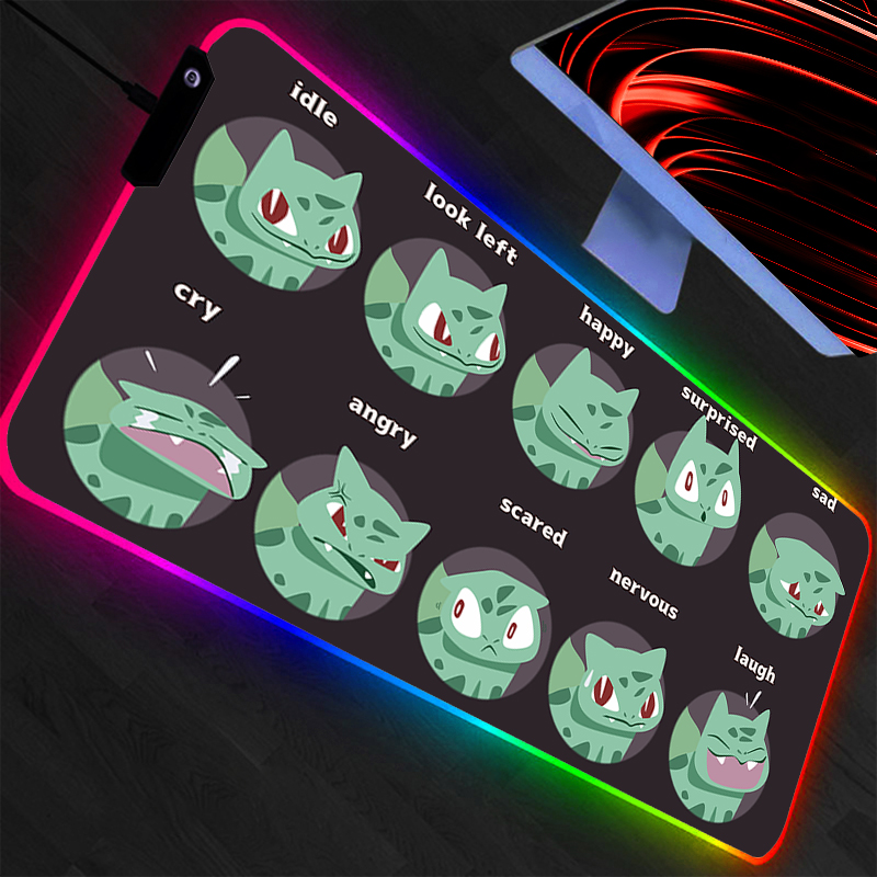 ポケモン ピカチュウ LED マウスパッド 大型ゲーマー X - Rgb Mousepad のレビューと価格