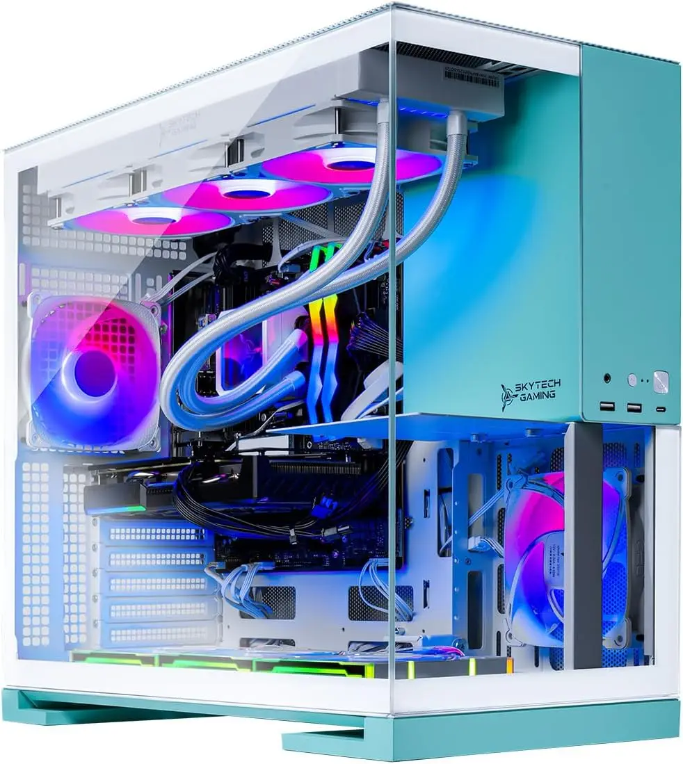 Skytech Gaming Aqua デスクトップPC、R - Pc Gaming Nvidia 5080 のレビューと価格