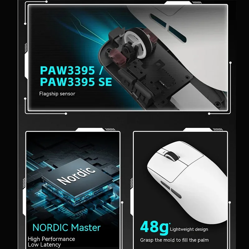 VXE トンボ R1 プロセンサーワイヤレスマウス北欧 Pa - Pc Gaming X3D のレビューと価格