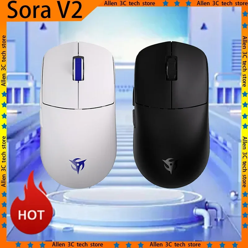新しい Ninjutso Sora V2 ゲーミングマウスワ - Pc Gaming X3D のレビューと価格