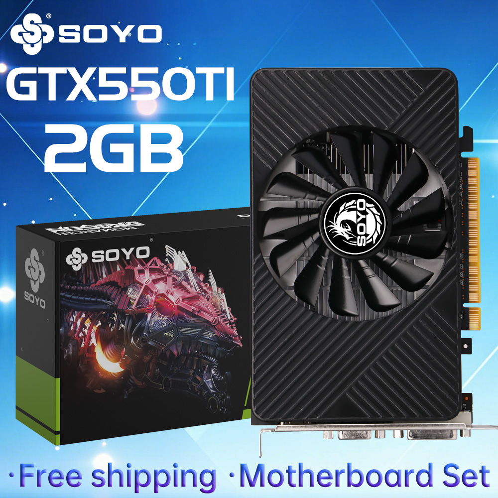 SOYO GTX 550TI グラフィックスカード GDDR - Pc Gaming Nvidia のレビューと価格