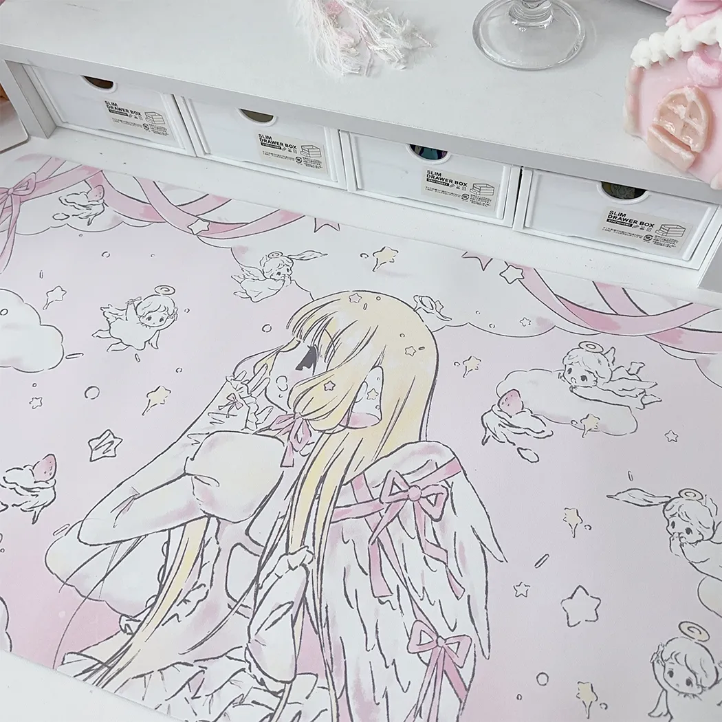 オリジナル漫画デスクマット |   かわいいゴム製マウスパッ - Rgb Mousepad のレビューと価格