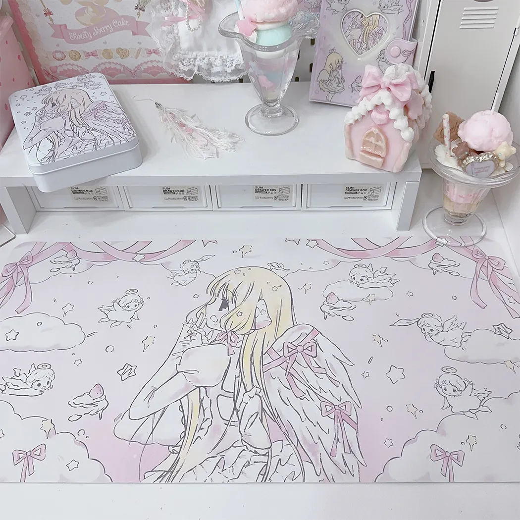 オリジナル漫画デスクマット |   かわいいゴム製マウスパッ - Rgb Mousepad のレビューと価格